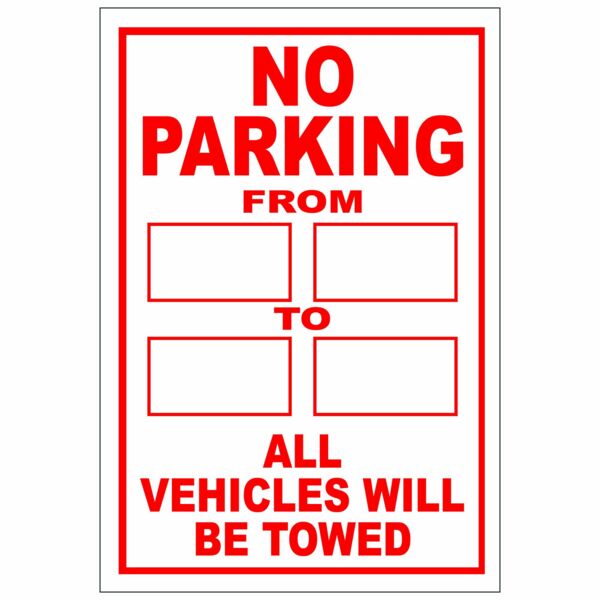 No Parking- Out door Post Thumbnail