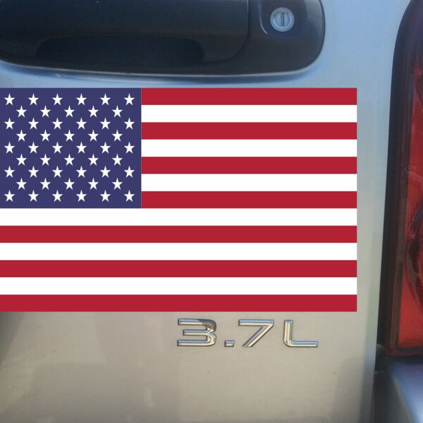 American Flag Vehicle Decal Thumbnail