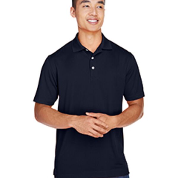 Harriton Men's Double Mesh Polo Moisture wicking Thumbnail