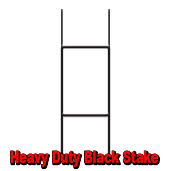 Heavy Duty Black Stake Thumbnail