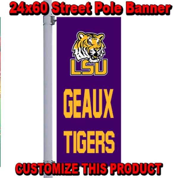 Street Pole Banners same copy 2 sides Thumbnail