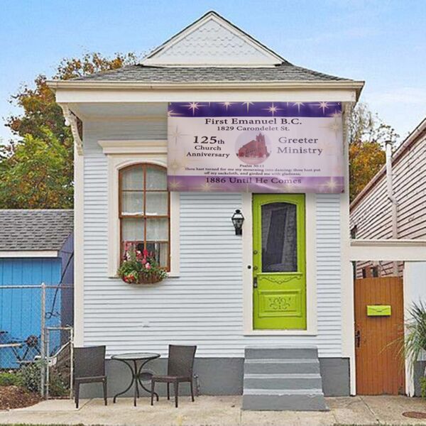 10 x 4 Banner with pole pocket option Thumbnail