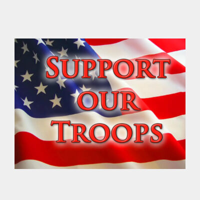 Support Our Troops Yard Sign Thumbnail
