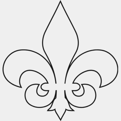 Fleur De Lis 1 Outline Fleur De Lis 1 Outline Thumbnail