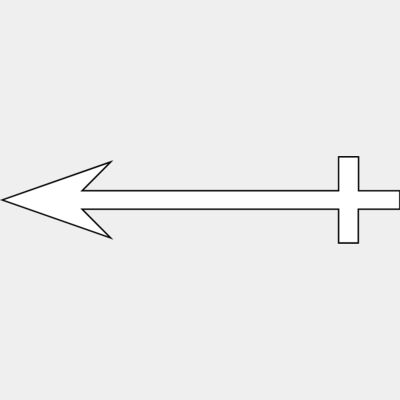 Cross Arrow - 2 Color Cross Arrow - 2 Color Thumbnail