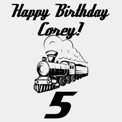 Train Birthday Template Train Birthday Template Thumbnail