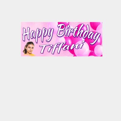 Happy Birthday Banner Pink for a Girl Happy Birthday Banner Pink for a Girl Thumbnail
