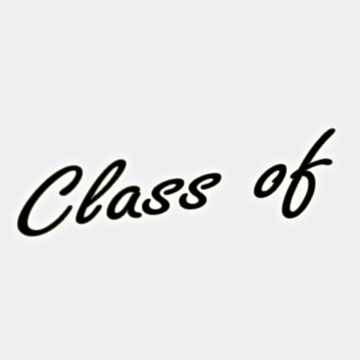 Class of 2021 black with white glow Class of 2021 black with white glow Thumbnail