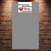 4ftx7ft stand up interior sign Thumbnail